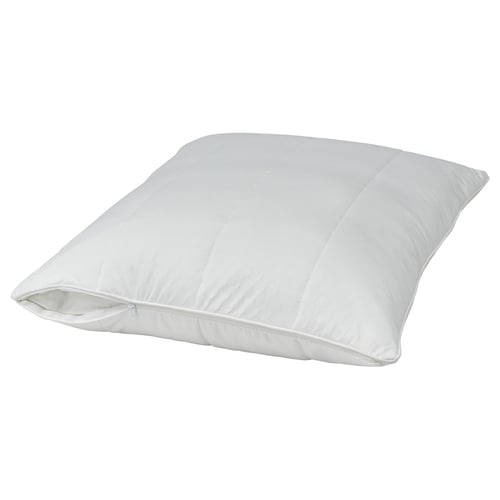ROSENVIAL pillow protector. White, rectangle, quilted, cooling, recycled materials.