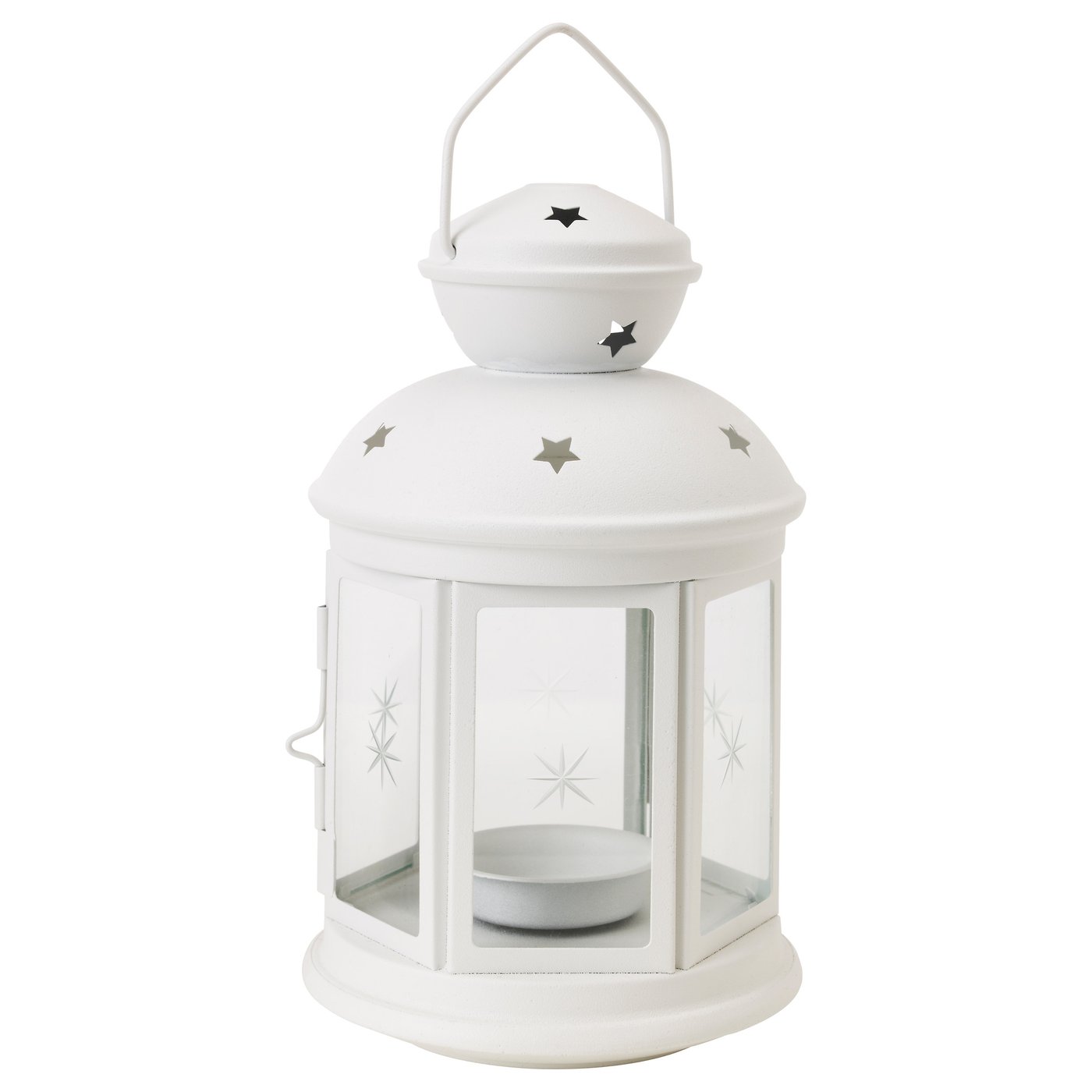ROTERA Lantern for tealight, white indoor/outdoor white IKEA