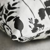 ROTVECKLARE Cushion cover, white/anthracite, 20x20 "