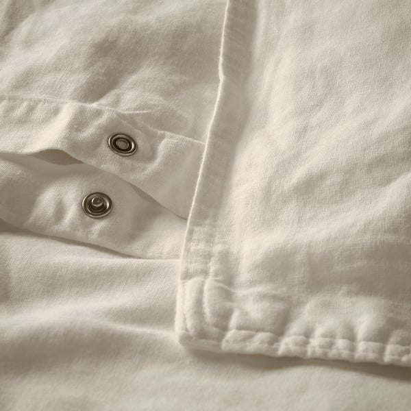 RUNDHAGTORN Duvet cover and pillowcase(s), beige, Full/Queen (Double/Queen)