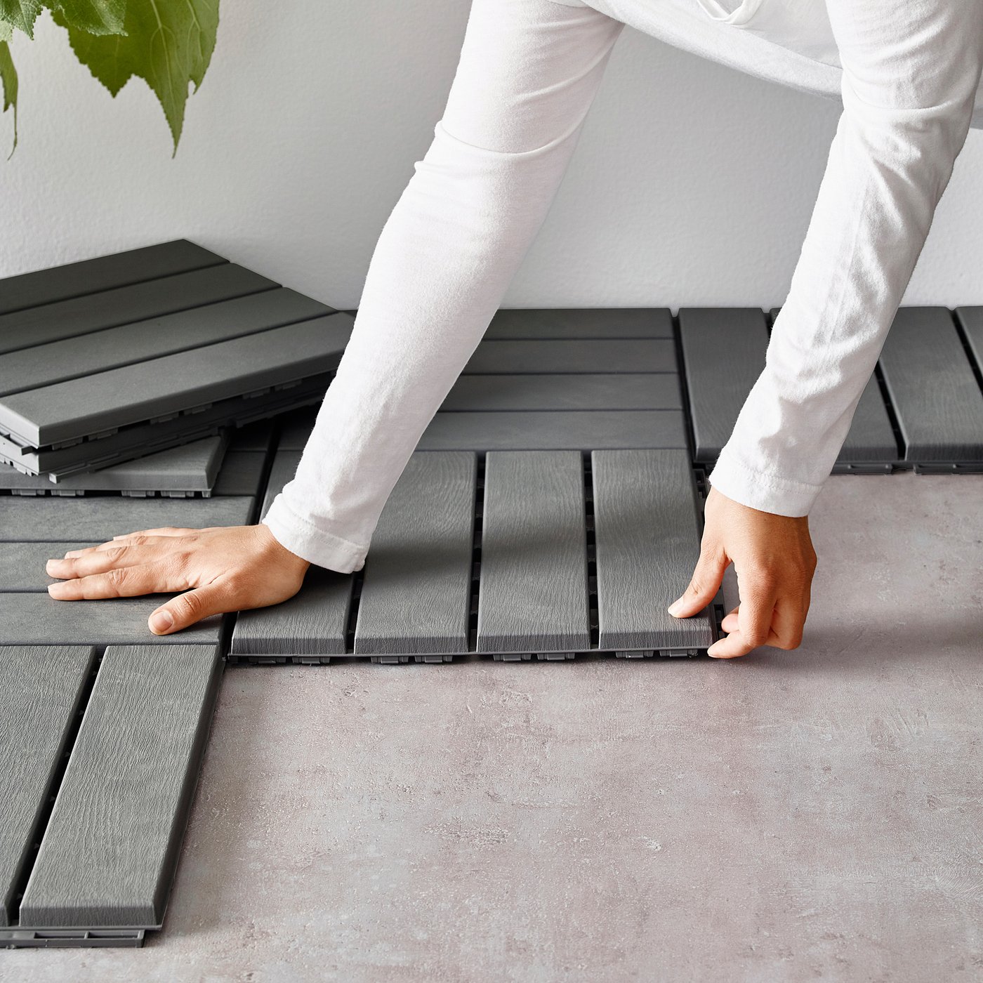 RUNNEN Decking, outdoor gray IKEA