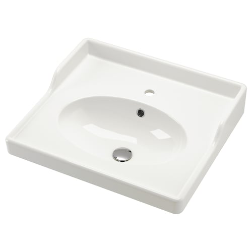 RUTSJÖN Sink - white 25 1/4x21 7/8 "