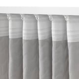 RYSSBRÄKEN Room darkening curtain, 1 piece, light gray/with heading tape, 55x98 "