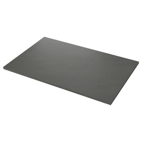 SÄLJAN Countertop for kitchen island - dark gray stone effect/laminate 74x42x1 1/2 "