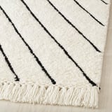 SÄNDNING Rug, high pile, white, 5 ' 7 "x7 ' 10 "