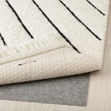 SÄNDNING Rug, high pile, white, 5 ' 7 "x7 ' 10 "