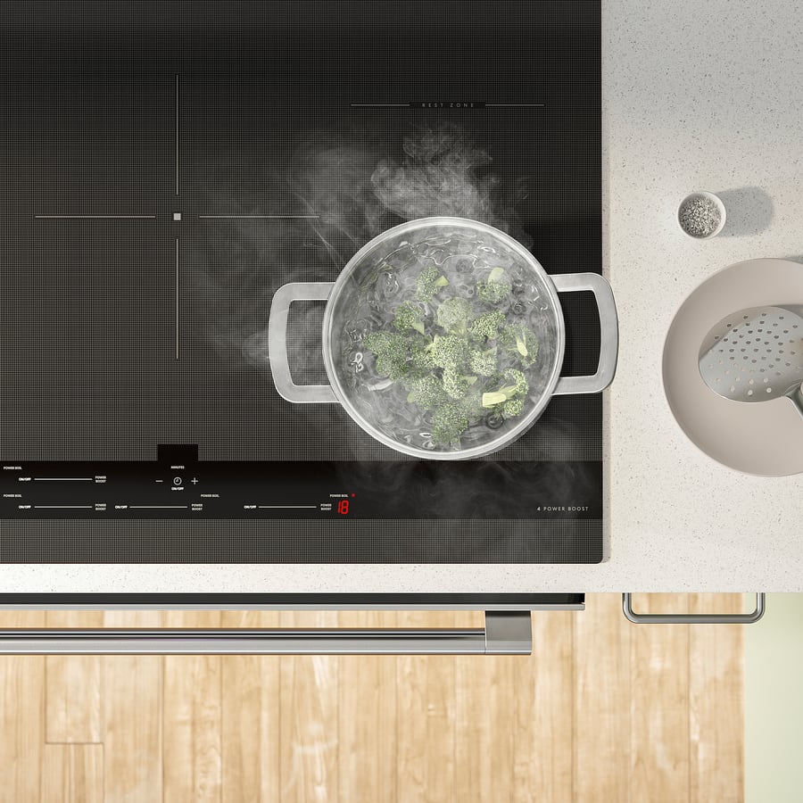 SÄRDRAG Induction cooktop, black, 30" IKEA