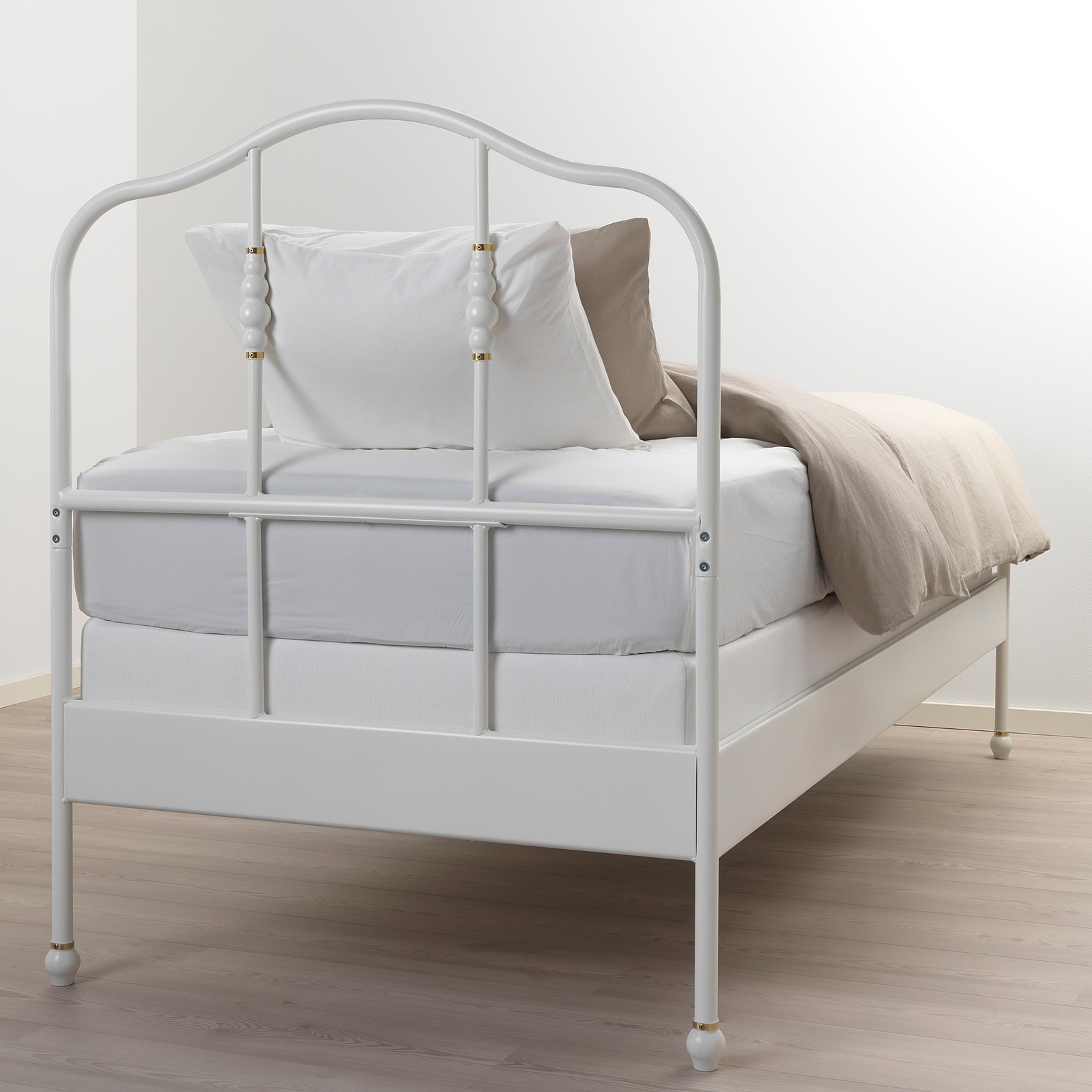 SAGSTUA Bed frame, white, Espevär, Twin IKEA