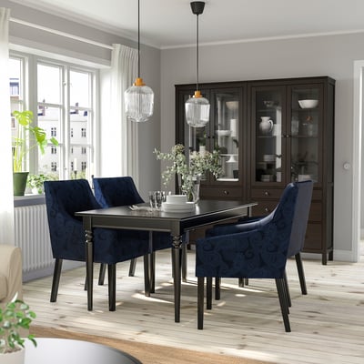 SAKARIAS Armchair, black/Kvillsfors
