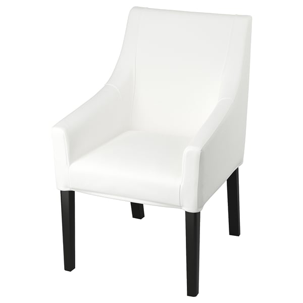 Sakarias Armchair Black Inseros White Ikea