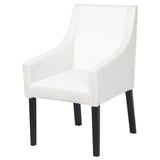 SAKARIAS Chair frame with armrests, black