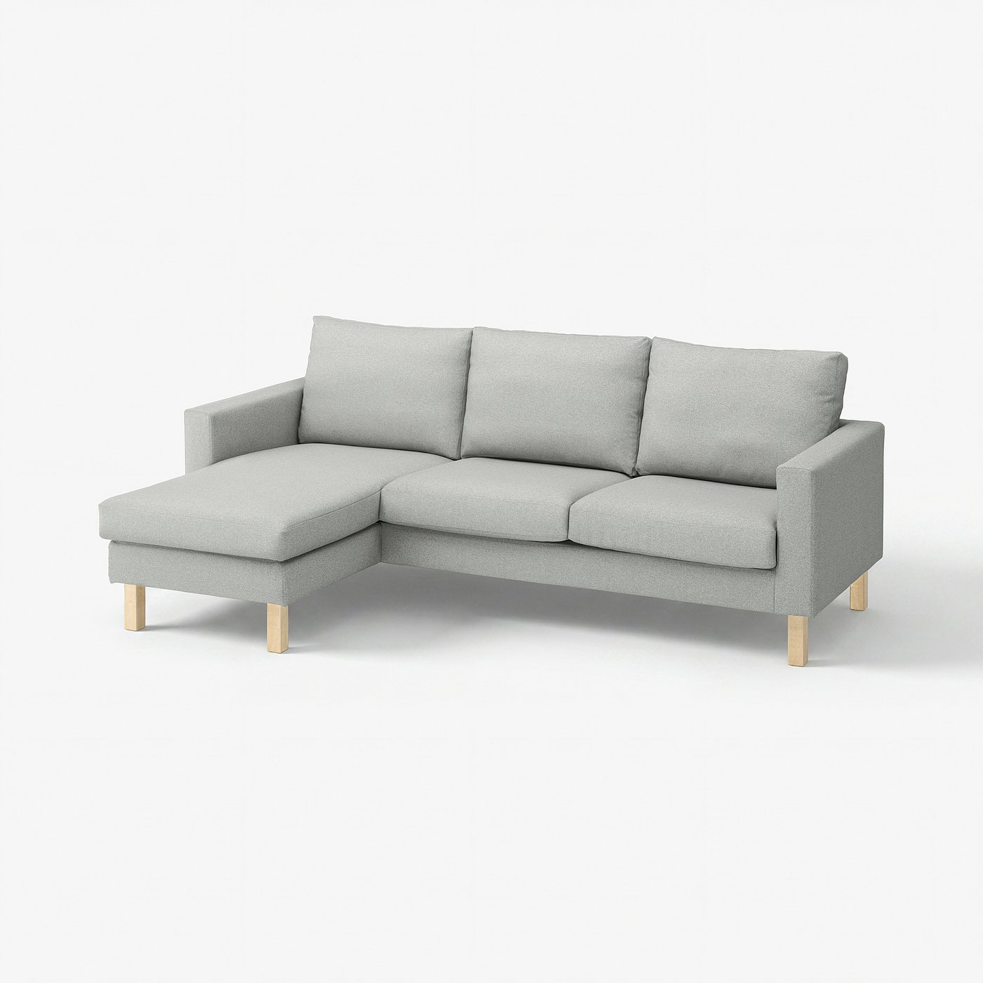 【カバー】 IKEA 3人掛けソファ SALTSJÖBADEN SALTSJÖBADEN cover f 3-seat sofa w chaise lounge, Tonerud gray - IKEA
