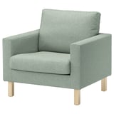 SALTSJÖBADEN Cover for armchair, Gunnared light green