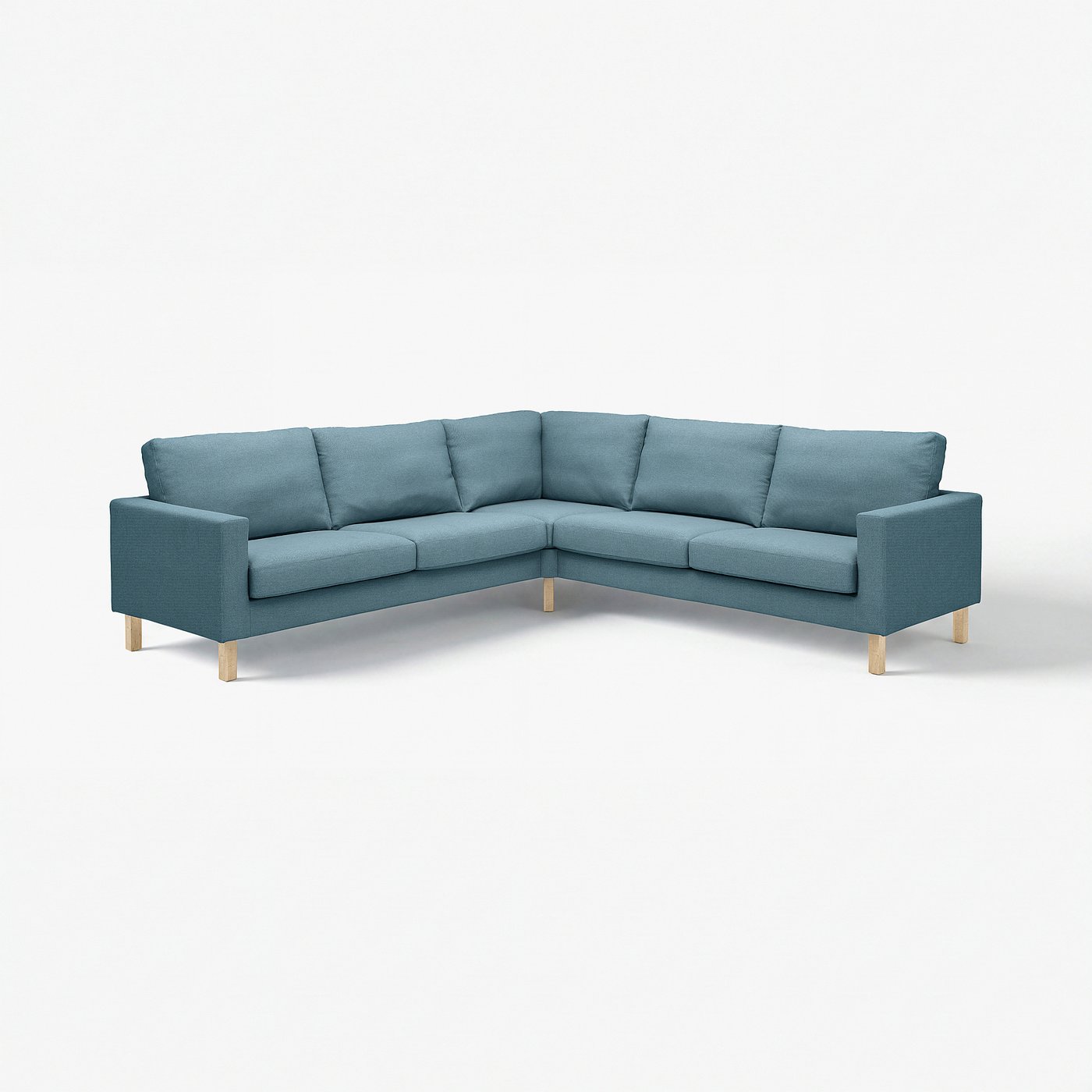 SALTSJÖBADEN cover for sectional, 4-seat, Fridtuna dark gray-blue