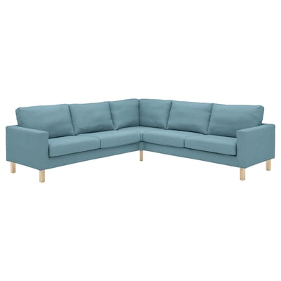 SALTSJÖBADEN Sectional, 4-seat corner, Fridtuna dark gray-blue