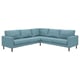 SALTSJÖBADEN sectional sofa, light blue, fabric, l-shaped.