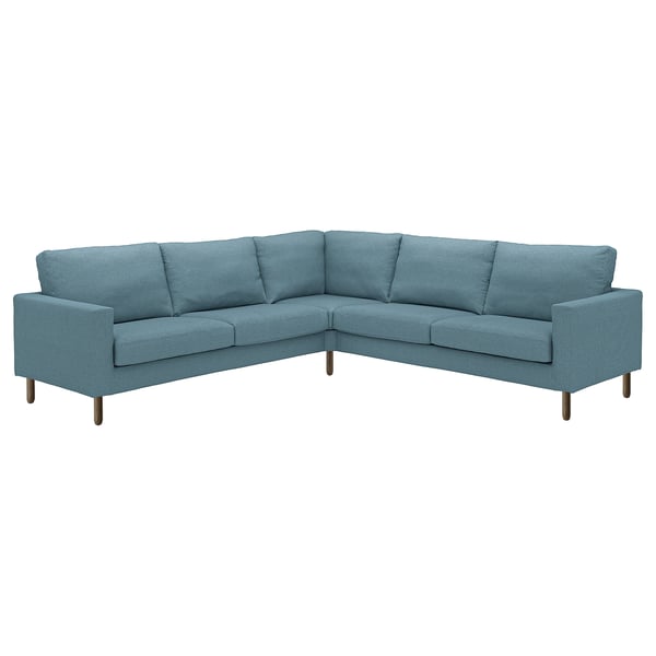 SALTSJÖBADEN Sectional, 4-seat corner, Fridtuna dark gray-blue