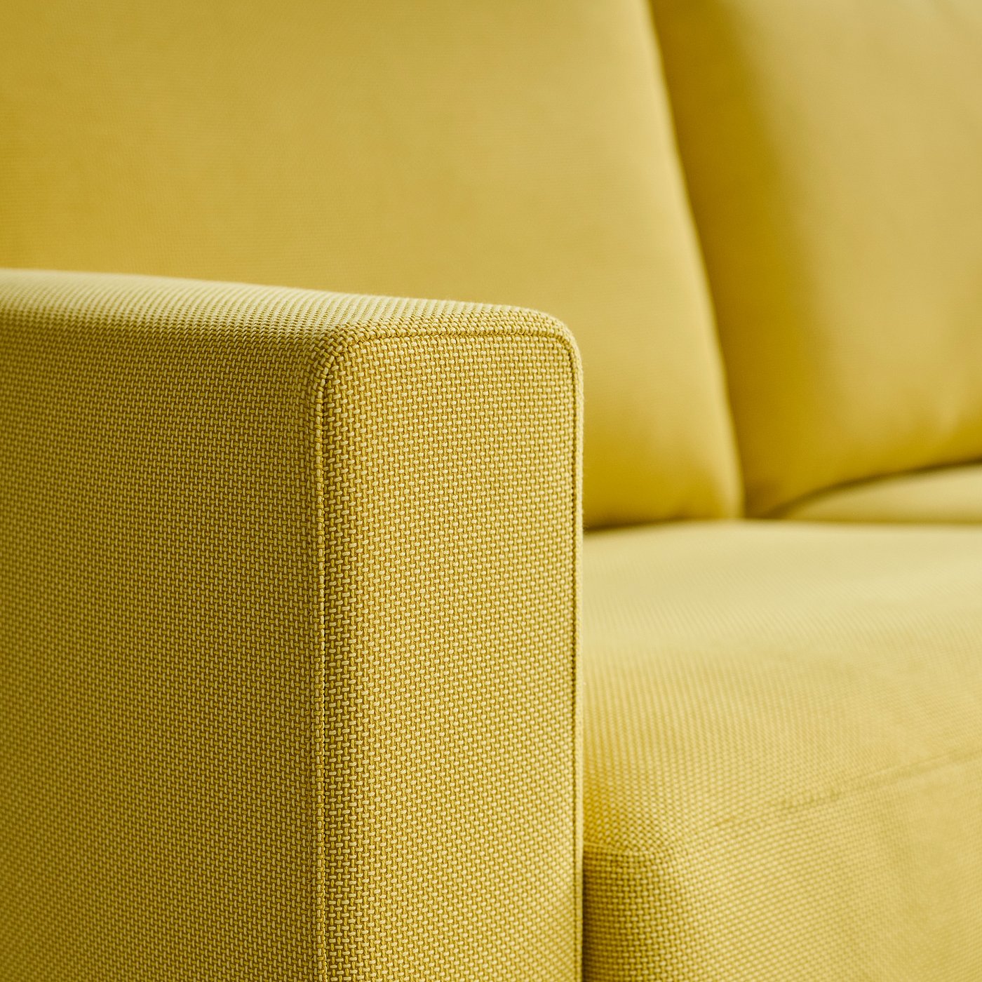 SALTSJÖBADEN sectional, 4-seat corner, Fridtuna yellow - IKEA