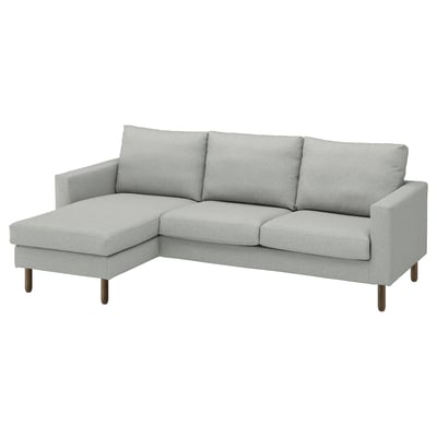 SALTSJÖBADEN Sofa with chaise, Tonerud gray