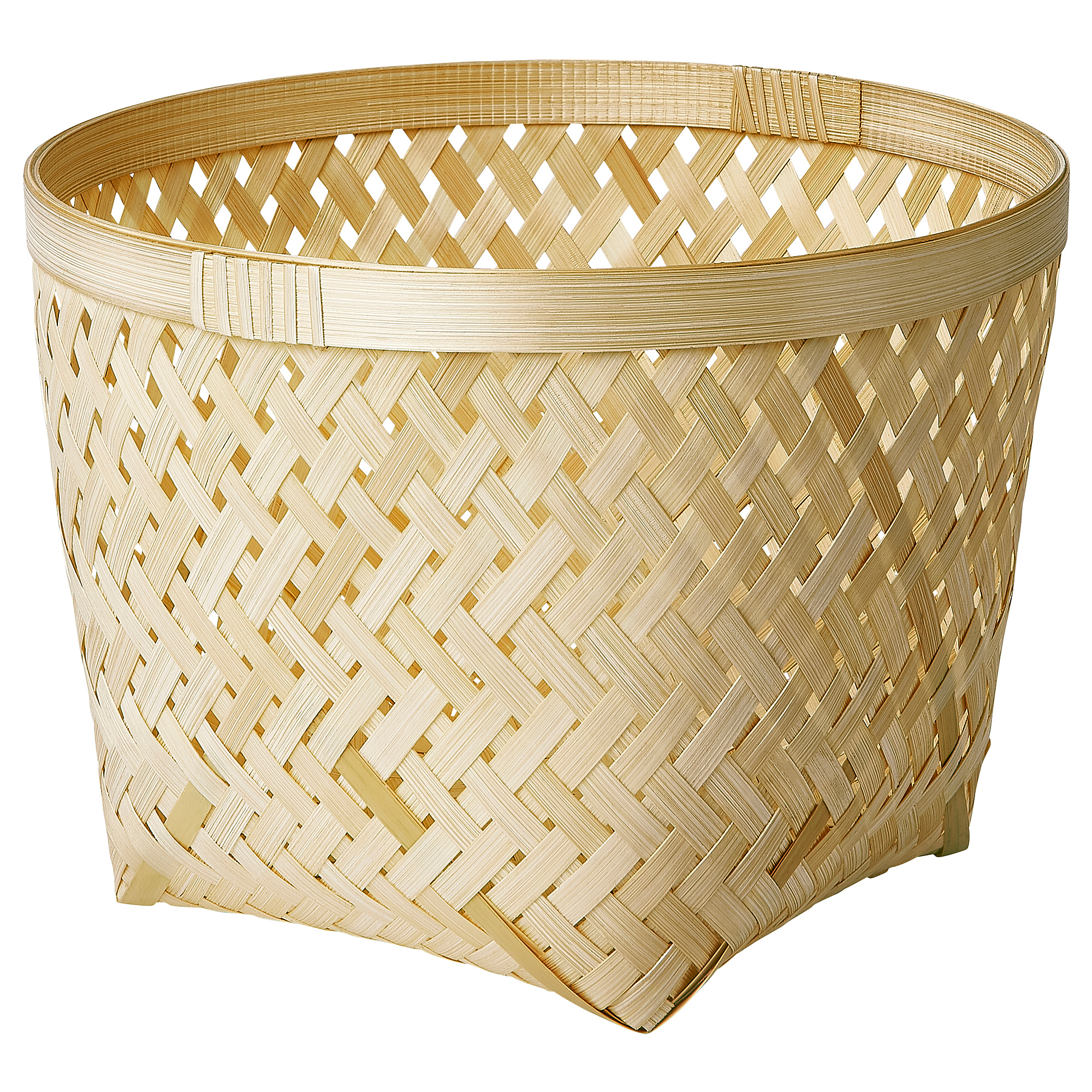 SALUDING Basket, handmade bamboo, 11 ¾ - IKEA