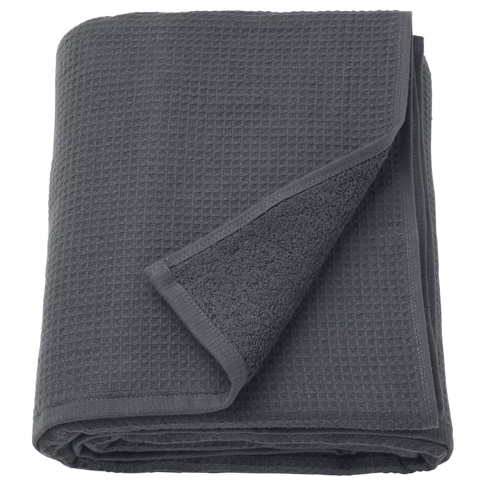 SALVIKEN bath sheet, anthracite, 39x59" IKEA