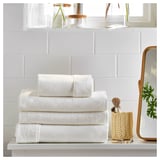 SALVIKEN Bath sheet, white, 39x59 "