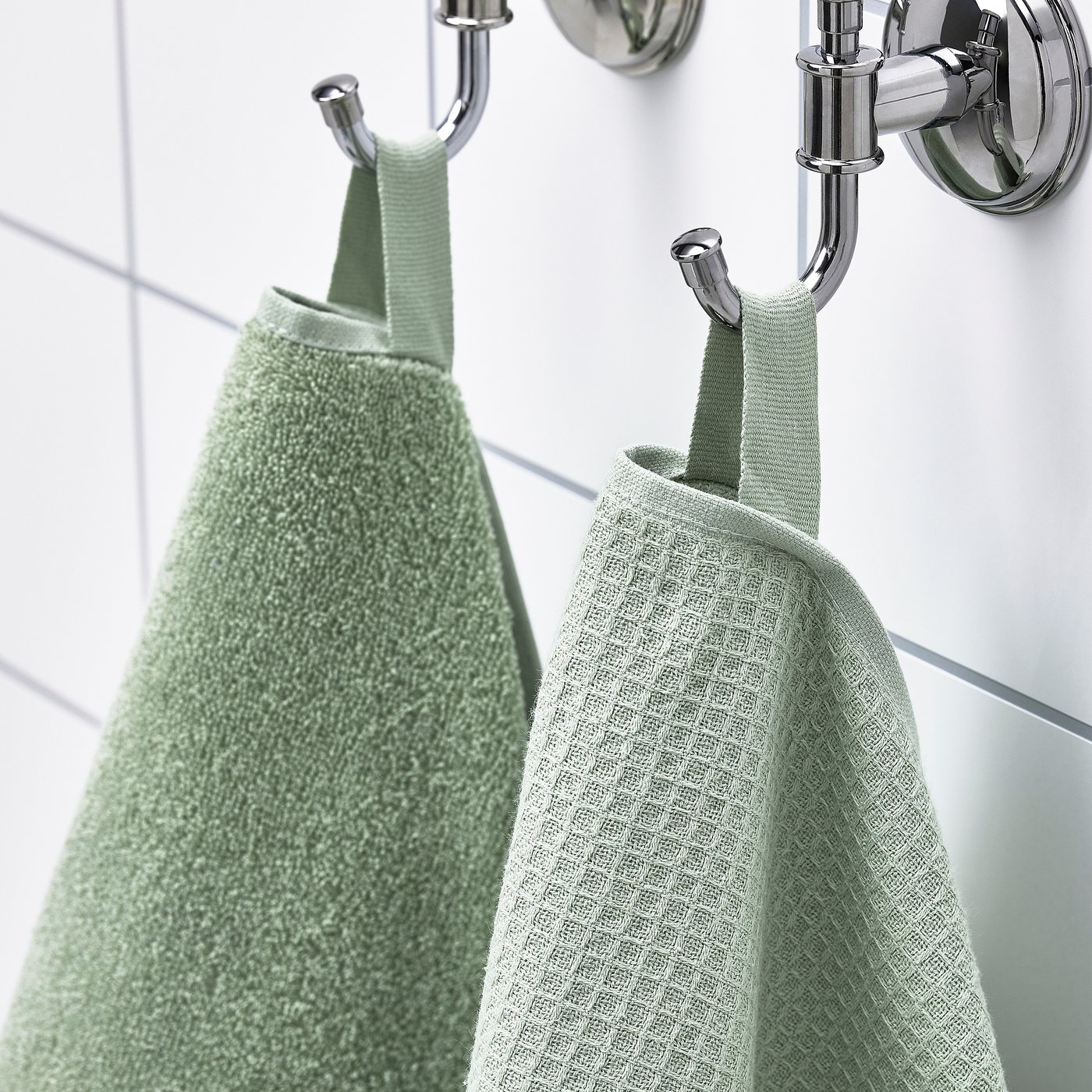 Washcloth, light green 3