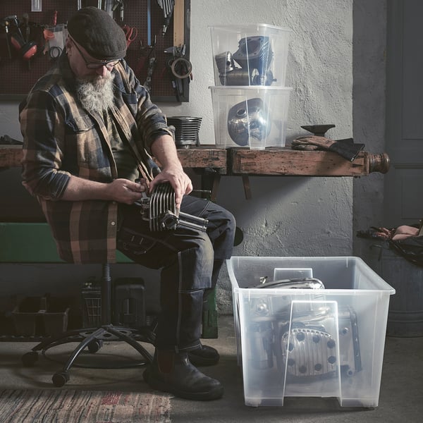 Samla Box Clear Ikea