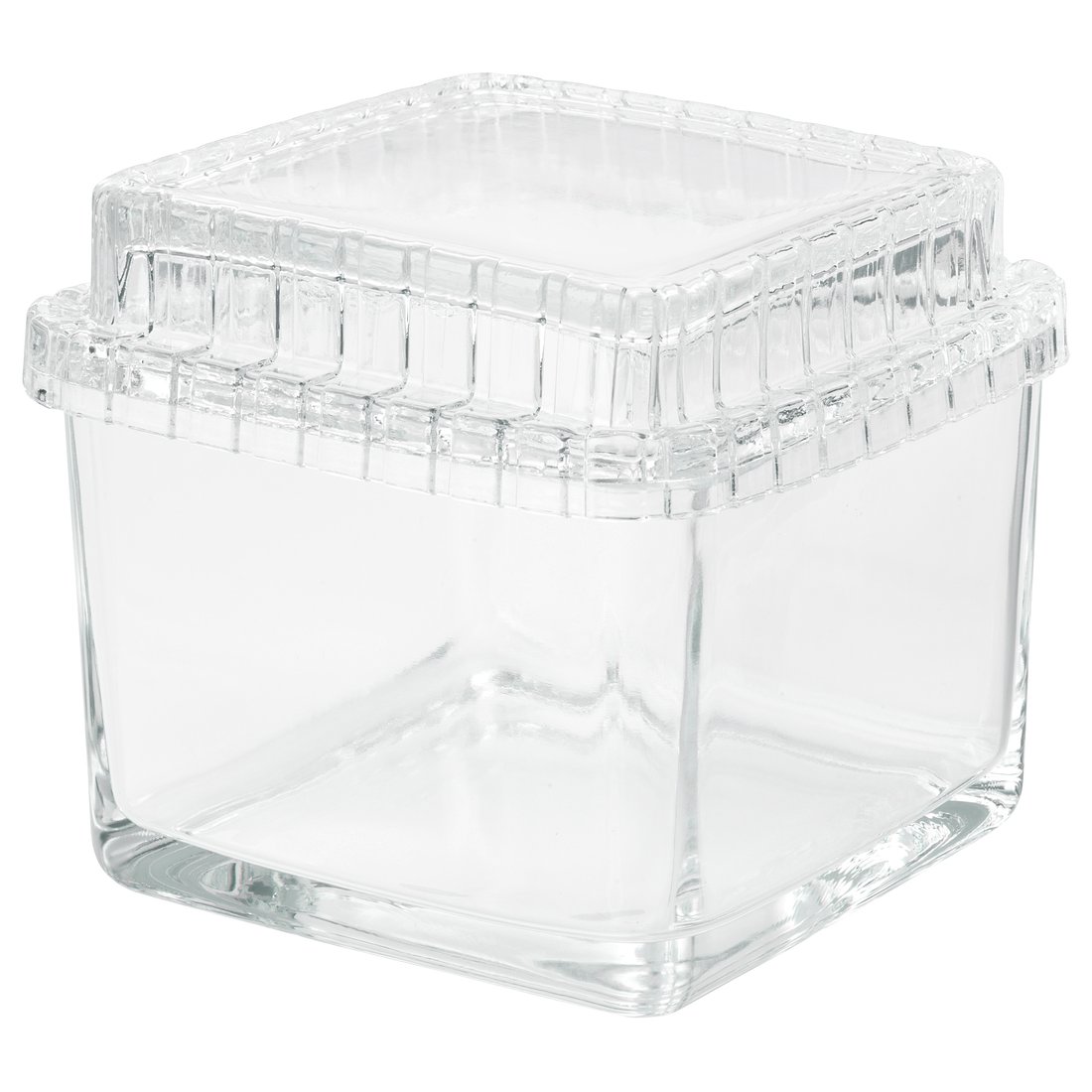 SAMMANHANG Glass box with lid, clear glass . Find it here! IKEA