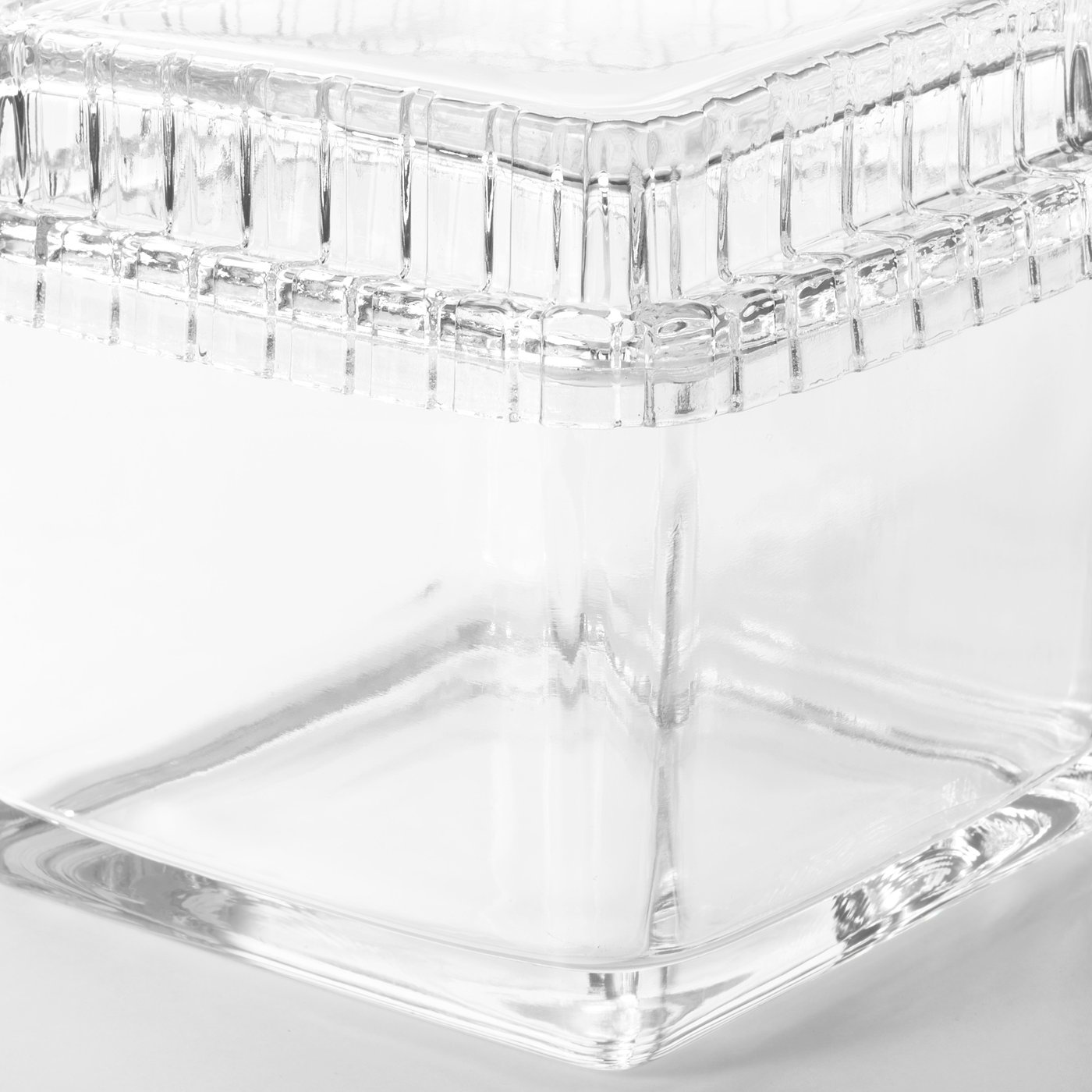 SAMMANHANG Glass box with lid, clear glass . Find it here! IKEA