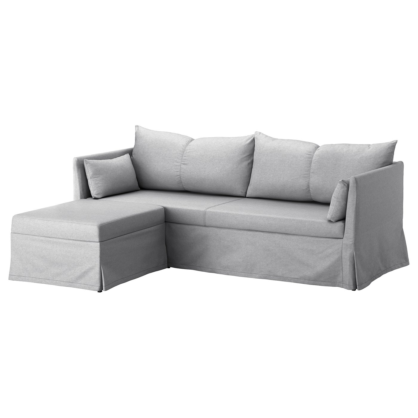 SANDBACKEN Sectional, 3seat corner, Frillestad light gray IKEA
