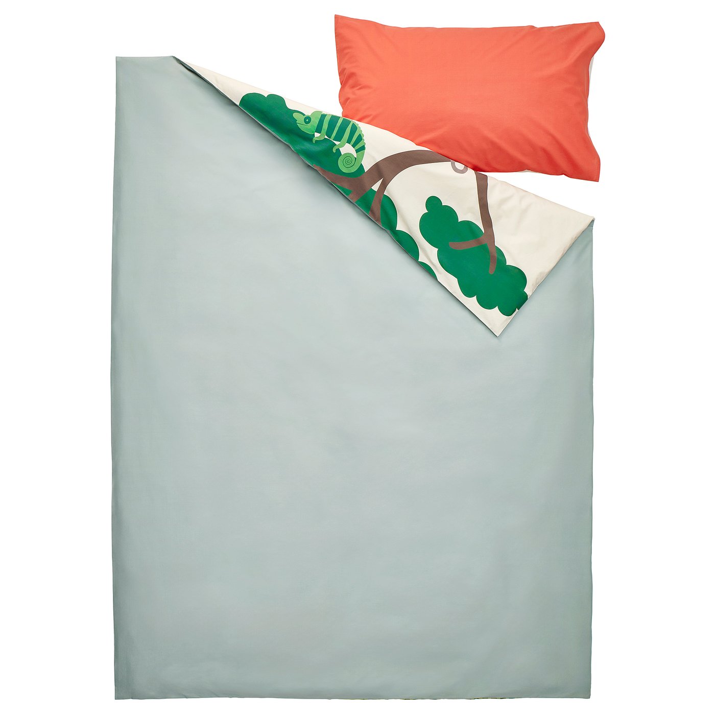 Duvet cover and pillowcase(s), multicolor/savannah 3