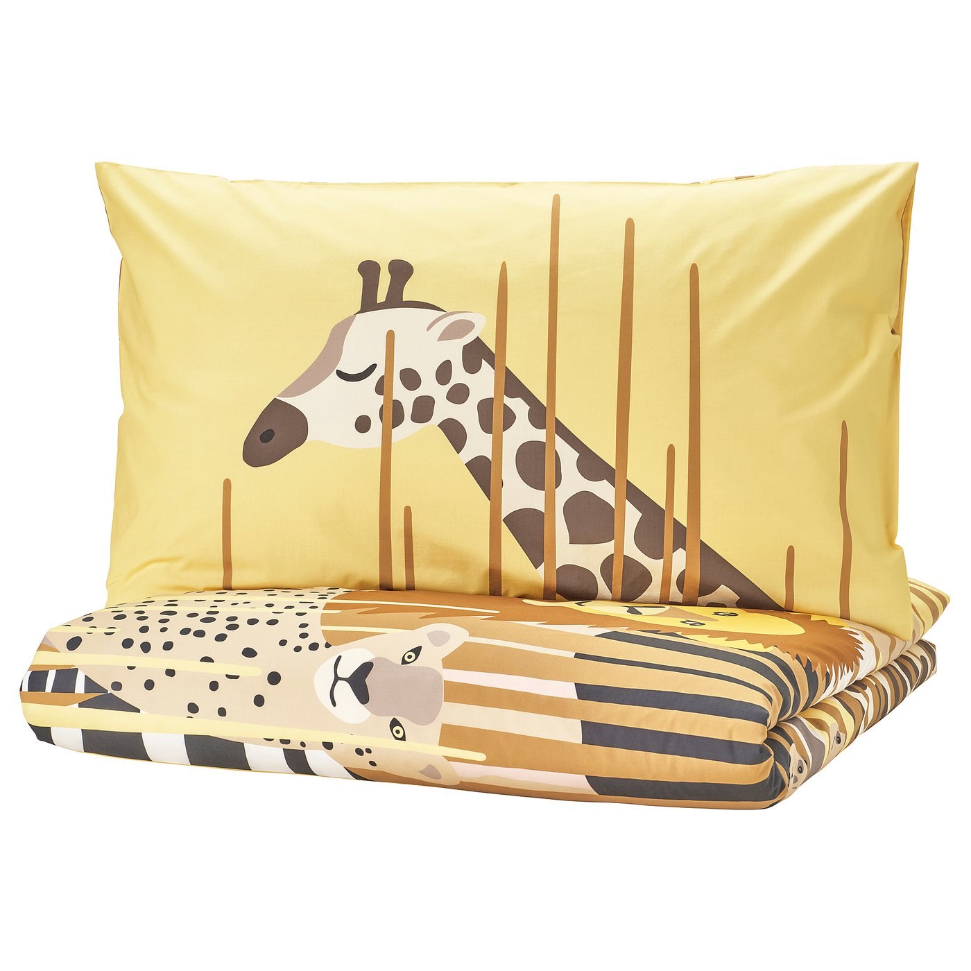 Duvet Cover And Pillowcase(S), Yellow/Savannah