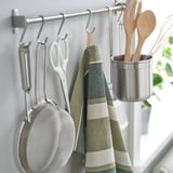 SANDVIVA Dish towel, green/white, 18x24 "