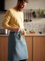 SANDVIVA Waist apron, blue, 27 ¼x25 ½ "