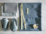 SANDVIVA Waist apron, blue, 27 ¼x25 ½ "