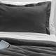 Option: SANELA Comforter set, dark gray, Full/Queen