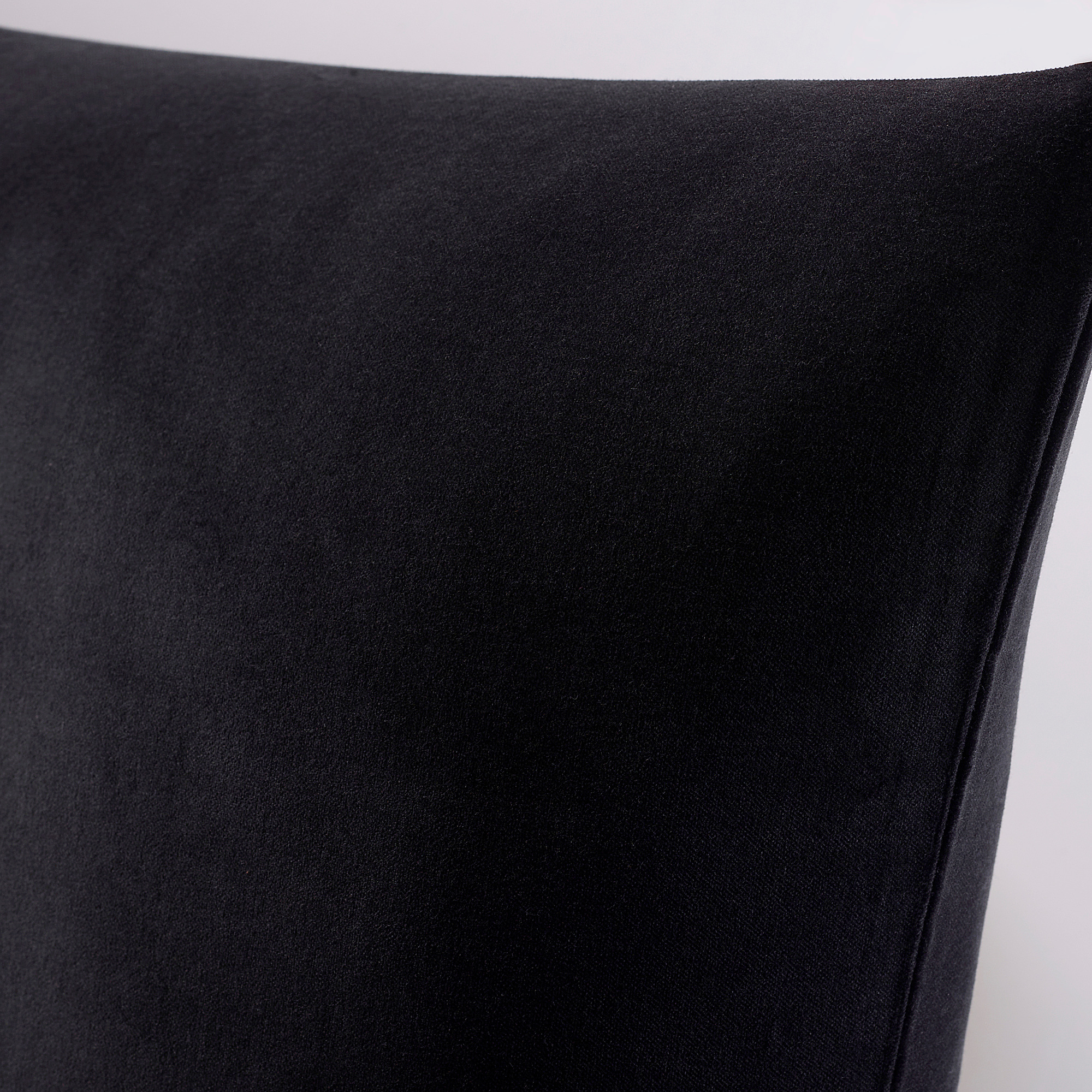 SANELA Cushion cover, black, 20x20" IKEA