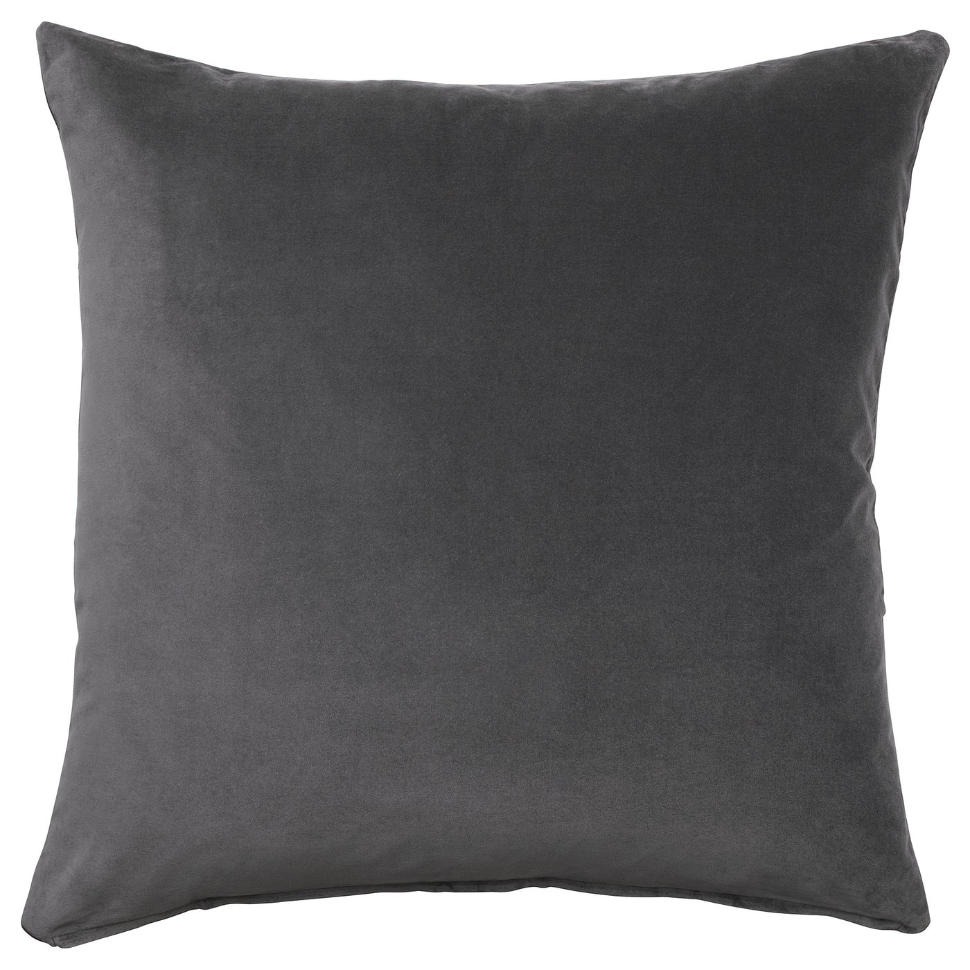 dark gray velvet pillows