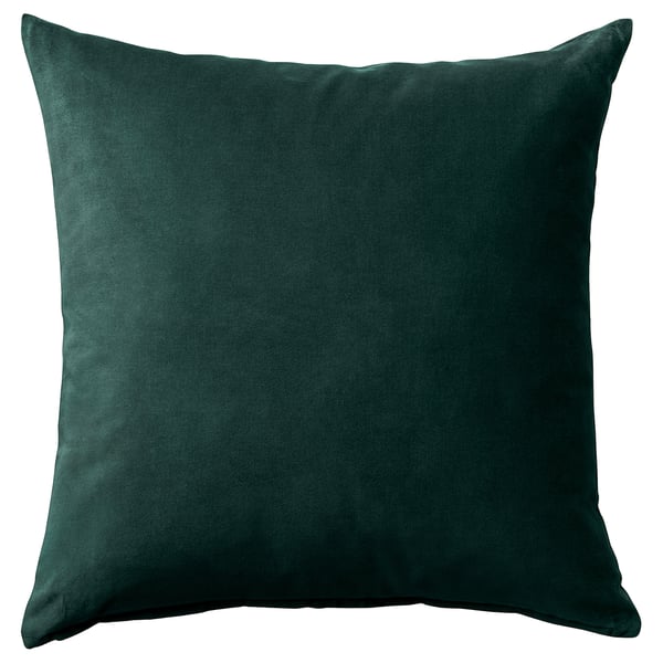 Sanela Cushion Cover Dark Green Ikea