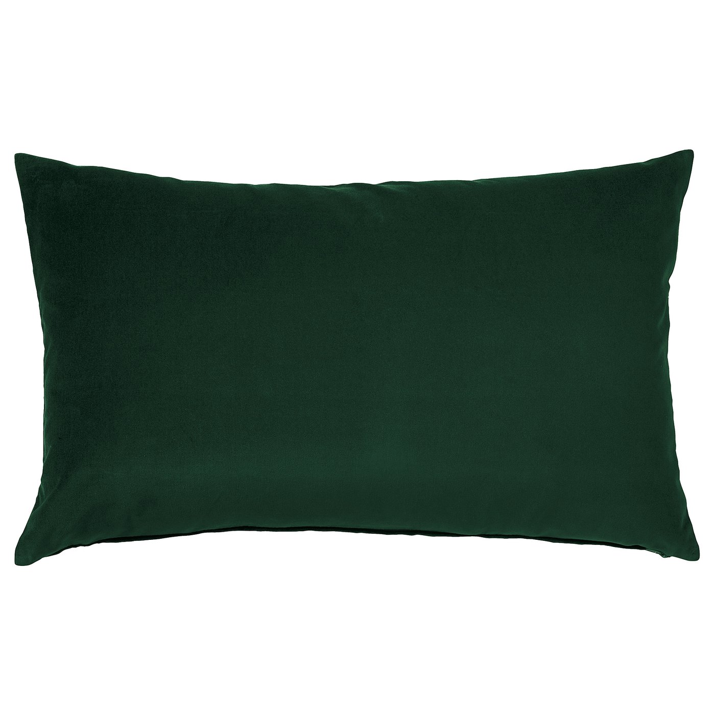SANELA Cushion cover, dark green, 16x26" IKEA