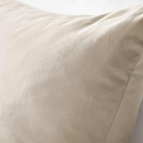 SANELA cushion cover, light beige, 20x20" IKEA