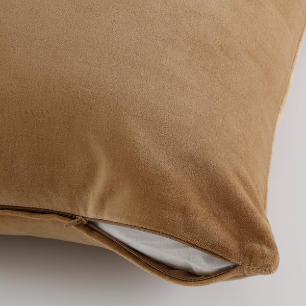 SANELA cushion cover, light brown, 20x20" IKEA