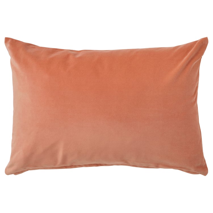 SANELA cushion cover, orangebrown, 16x23" IKEA