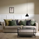 SANELA Cushion cover, yellow-beige, 16x23 "