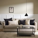 SANELA Cushion cover, yellow-beige, 16x23 "