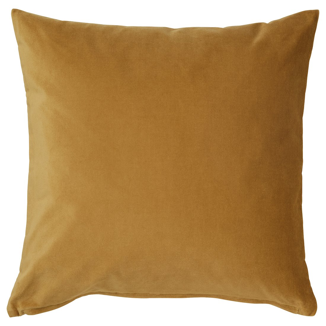 SANELA Cushion cover, yellow-brown, 20x20 "