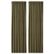 SANELA Room darkening curtains, 1 pair, olive-green, 55x98 "