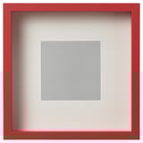 SANNAHED Frame, red, 9 ¾x9 ¾ "
