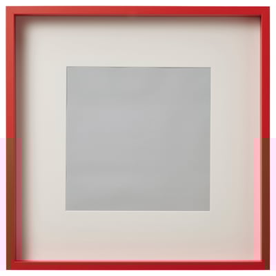 SANNAHED Frame, red, 19 ¾x19 ¾ "